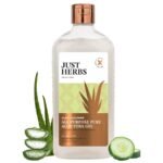 Just Herbs Multi Purpose Aloe + Cucumber, Pure Aloe Vera Gel for Skin and Hair 300 ml - Fast UK Delivery