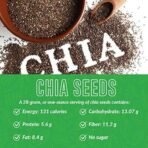 R R AGRO FOODS Chia Seeds Premium Raw Chia Seed for Eating, Chia Seeds for Weight Loss, 500 gm, Pack of 1 - Fast UK Delivery - Image 5