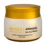 Jovees Herbal Argan Oil Hair Spa Mask for Dry & Fizzy Hair To Controls Hairfall, Volumizing & Add Shine | Repairs Damaged Hair With Rich in Moroccon Argan Oil and Jojoba Oil | For Women/Men 200g - Fast UK Delivery
