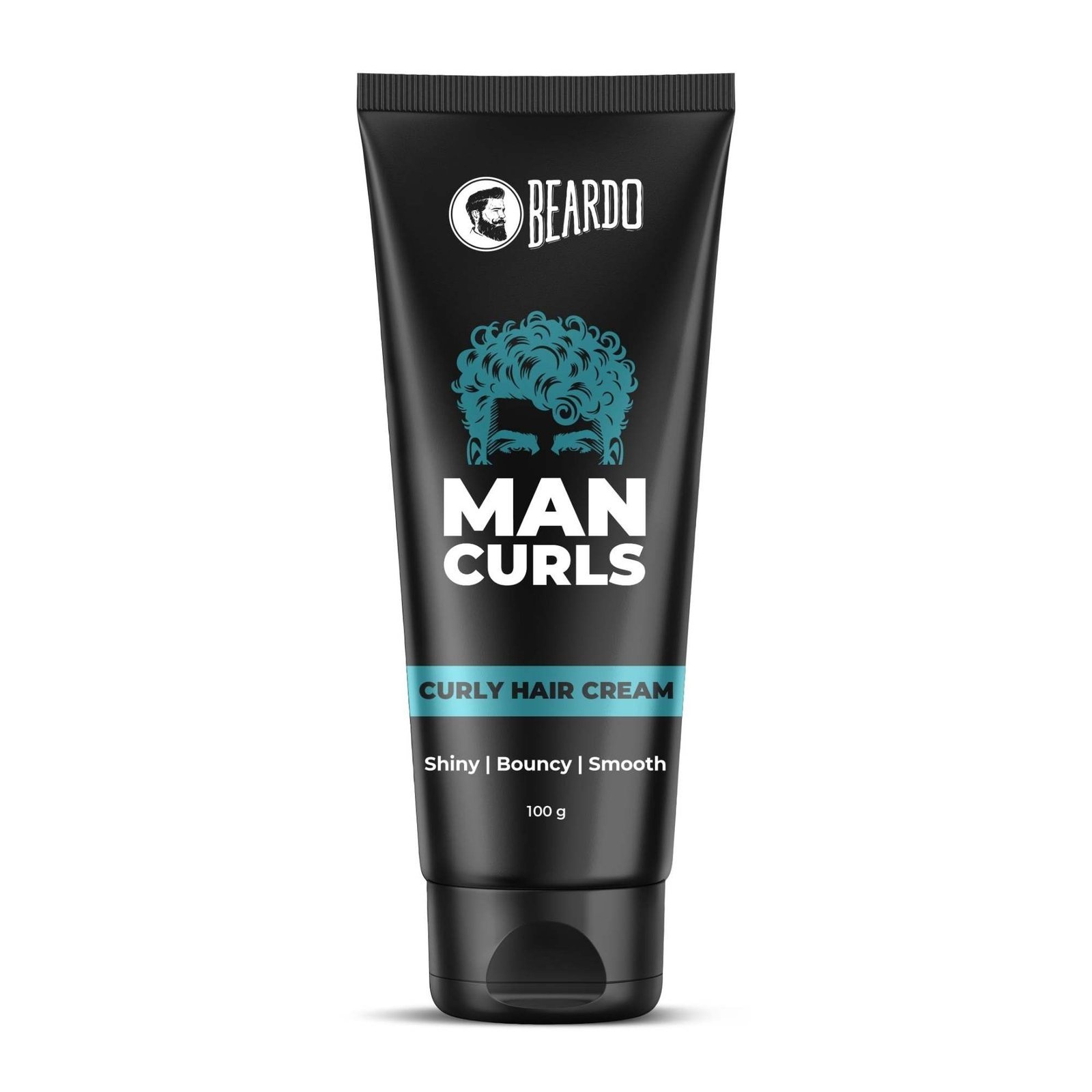 uk61qwoivQLrL-1-1.jpg Beardo Man Curls 100g | Curly Hair Cream for Bouncy, Shiny & Defined Curls | Flaxseed Gel for Hair, Leave in Cream, Hair Styling Cream for Men | Curly Cream for Men & Women - Fast UK Delivery - Image 1
