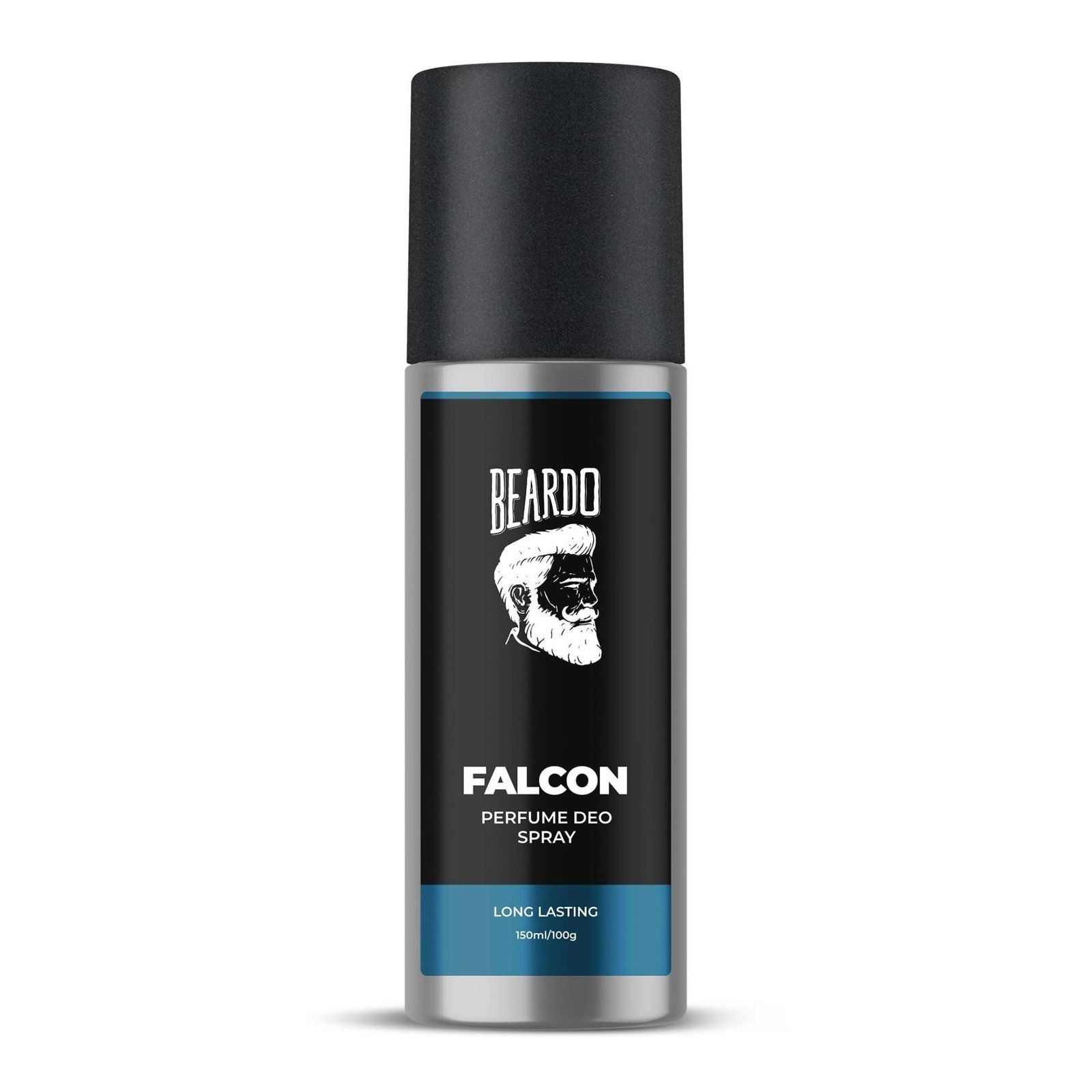 uk61qzANs1MgL-1-1.jpg Beardo Falcon Perfume Deo 150ml | Amber Fresh Musk | Deodorant | Body Spray For Men | Long Lasting Fragrance | Gift For Brother | Gift For Friends - Fast UK Delivery - Image 1