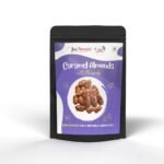 Jus' Amazin Roasted Almonds Coated with Organic Flax Seeds - Sweet 'N' Salty (35g) | 22% Protein | 100% Natural | Vegan | Dairy Free | Gluten Free - Fast UK Delivery