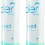 Godrej aer Spray | Room Freshener for Home & Office - Cool Surf Blue (220 ml) | Long-Lasting Fragrance (Pack of 2) - Fast UK Delivery