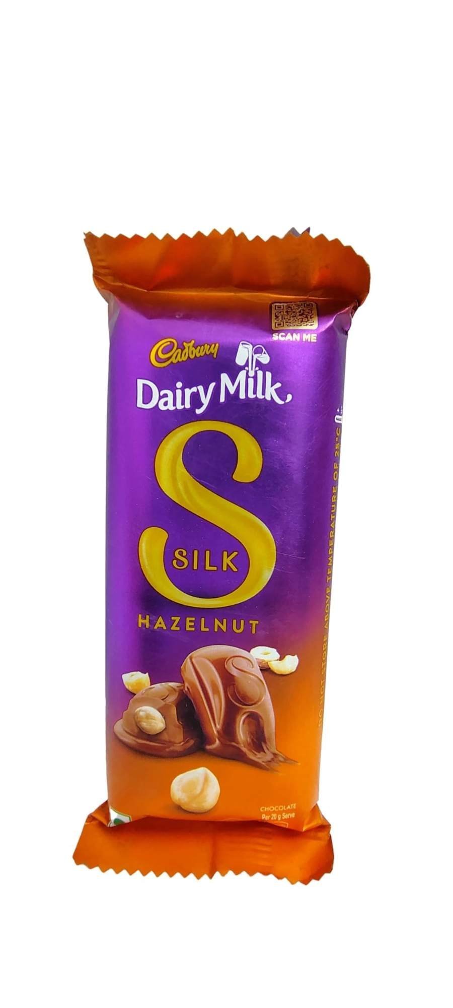 uk61s6cAL9yIL-1-1.jpg Cadbury Dairy Milk Silk Whole Hazelnut Bar, 45 gm - Fast UK Delivery - Image 1