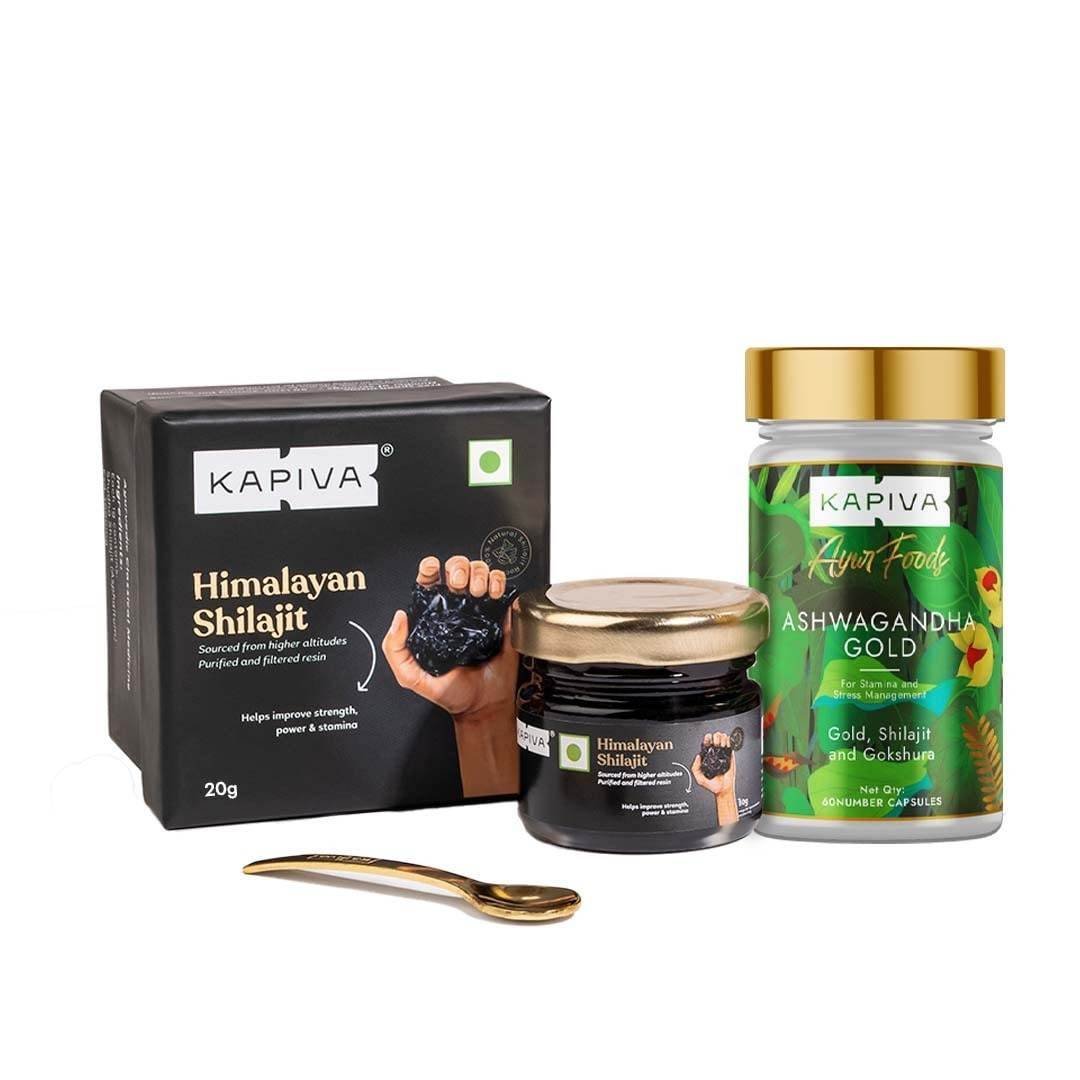 uk61sDGg9oBlL-1.jpg Kapiva Himalayan Shilajit + Ashwagandha Gold|Boost Stamina&De-Stress|Natural&Ayurvedic,Tablet - Fast UK Delivery - Image 1