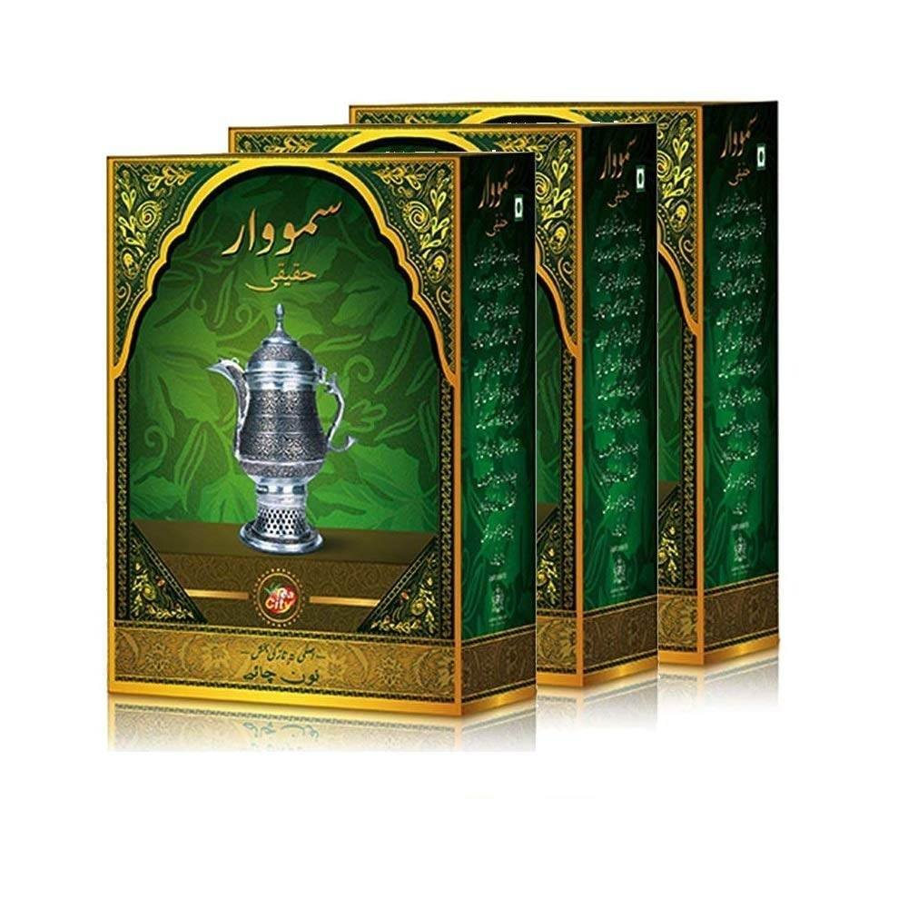 uk61sO9mOfI7L-1.jpg GOODRICKE Samovar Original Tea-250Gram(Pack Of 3) Kashmiri Noon Tea, Pink Tea, Sheer Chai, Long Green Tea Loose Leaves - Fast UK Delivery - Image 1