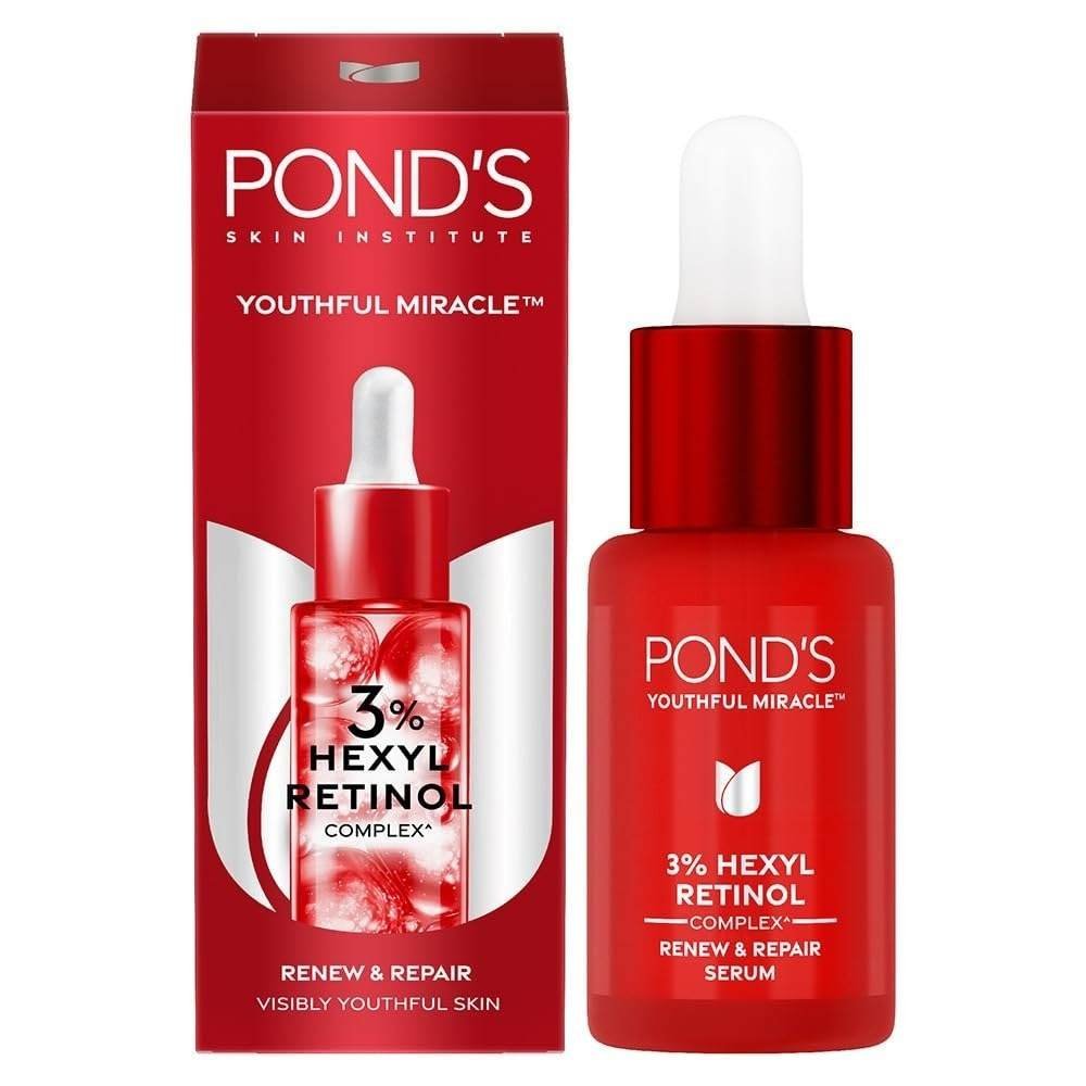 uk61sSEaBVrML-1-1.jpg POND'S Youthful Miracle Hexyl Retinol Complex, Renew & Repair Serum 14ml - Fast UK Delivery - Image 1