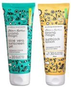 Aroma Magic Sunscreen Sun Block Lotion, Spf 30, 100Ml And Aloe Vera Sun Screen Gel, 100Ml|For All Skin Types - Fast UK Delivery