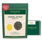 VAHDAM Green Tea Leaves from Himalayas (50+ Cups, 100 g) 100% Natural Whole Loose Leaf | Direct from Source | Non GMO, Gluten Free | Vacuum Sealed Pack for Freshness - Fast UK Delivery