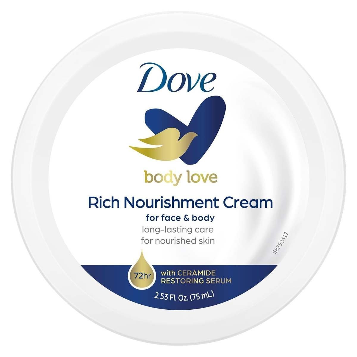 uk61svm-TWdaL-1-1.jpg Dove Intensive Nourishing Care Cream 75 Ml - Fast UK Delivery - Image 1