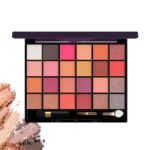 Hilary Rhoda The Collective Face Palette | 3 Cream Lip glosses | 3 Eyebrow Colours | Highlighter | Contour & Blush | 24 Eyeshadow | Highly Pigmented Face Palette | Blends Easily | 55g (Multi-2) - Fast UK Delivery