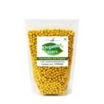 Organic Bites Roasted Masala Chana Whole With Turmeric | Bhuna Chana Without Skin | Desi Chickpeas Snacks I Roasted Bengal Gram - 400 gm - Fast UK Delivery