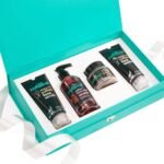 mCaffeine Shower Temptations Gift Set for Women and Men | Coffee Rich Products | Luxury Coffee Bath Indulgence in Premium Packaging | Women's Day Present for Her with Face Wash, Body Wash, Body Scrub, Face Scrub | Birthday Anniversary Gift Hamper Set for Mother & Wife - Fast UK Delivery