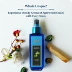 Blue Nectar Niraa Woody Oudh Body Mist for Hydrating Long Lasting Fragrance (100ml) - Fast UK Delivery - Image 3