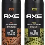 Axe Pulse Long Lasting Deodorant Bodyspray For Men, 150 ml And AXE Recharge 24x7 Bodyspray, 150ml - Fast UK Delivery
