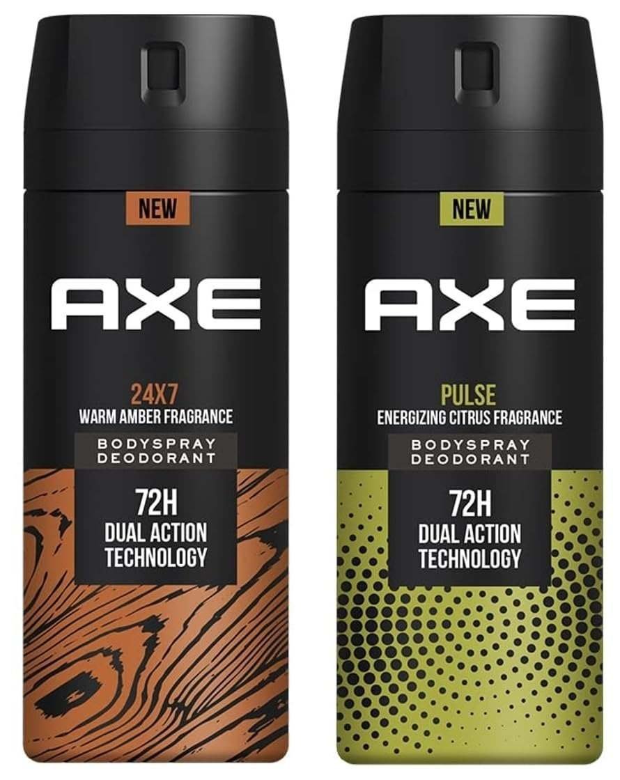 uk61tqIDo79xL-1-1.jpg Axe Pulse Long Lasting Deodorant Bodyspray For Men, 150 ml And AXE Recharge 24x7 Bodyspray, 150ml - Fast UK Delivery - Image 1