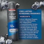 Dove Men+Care Cool Fresh Dry Spray Antiperspirant Deodorant, Up To 48 hrs Protection From Sweat & Odour, Instantly Dry for Cleaner Feel, Dermatologically Proven Formula, Soothes & Moisturises Skin, Clean, Refreshing Scent, 150ml (Pack of 3) - Fast UK Delivery - Image 7