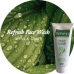 Refresh Anti Wrinkle Face Wash with Apple & Grapes(Pack of 4)(60gm Each) Enriched with Vitamin E, Aloe Vera & Vitamin C - Image 3