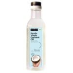 Kapiva Virgin Cold-Pressed Coconut Oil 500ml | 100% Pure, Unrefined, Organic & Edible | For Cooking, Skin & Baby Care, Oil Pulling | Coconut Oil For Hair | Keto Friendly - Fast UK Delivery