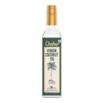 Dabur 100% Natural, Cold Pressed Virgin Coconut Oil | Unrefined, No Trans Fat, 60% MCT | Anti-spillage bottle - 500ml - Fast UK Delivery