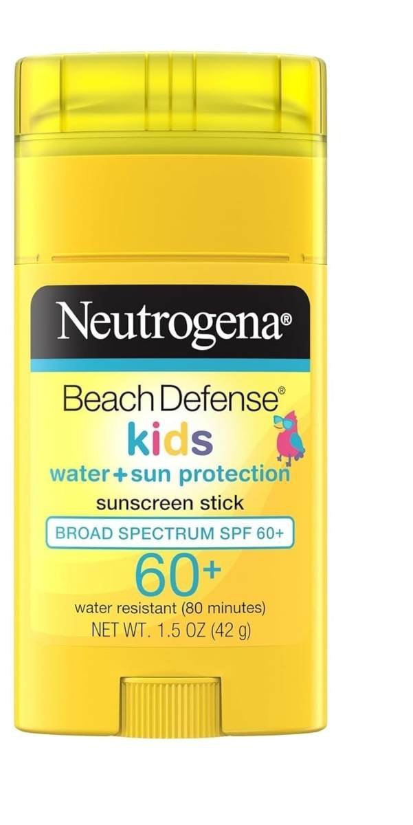 uk61uKg1YfpWL-1-1.jpg Neutrogena Beach Defense Kids Sunscreen Stick For All Skin Types SPF 60+ 42g - Fast UK Delivery - Image 1