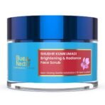Blue Nectar Ayurvedic Brightening & Radiance Face Scrub with Kumkumadi Tailam (16 Herbs, 50g) - Fast UK Delivery