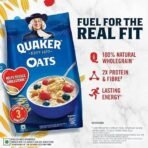 Quaker Oats 2kg | Rolled Oats | 100% Natural Wholegrain | Nutritious Breakfast Cereals | Porridge | Easy to Cook - Fast UK Delivery - Image 3