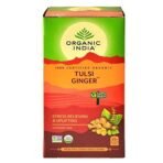 Organic India Tulsi Ginger 25 TB (1 bag x 1.74g each) - Fast UK Delivery