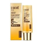 LAKME Sun Expert Dry Matte Fluid SPF 50++++ Sunscreen with 1% niacinamide & ceramide, for oily skin & combination skin 50ml - Fast UK Delivery