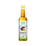 Natureland Organics Kachhi Ghani Pure Mustard Oil 1 LTR - Cold Pressed Flavour : pungent - Fast UK Delivery