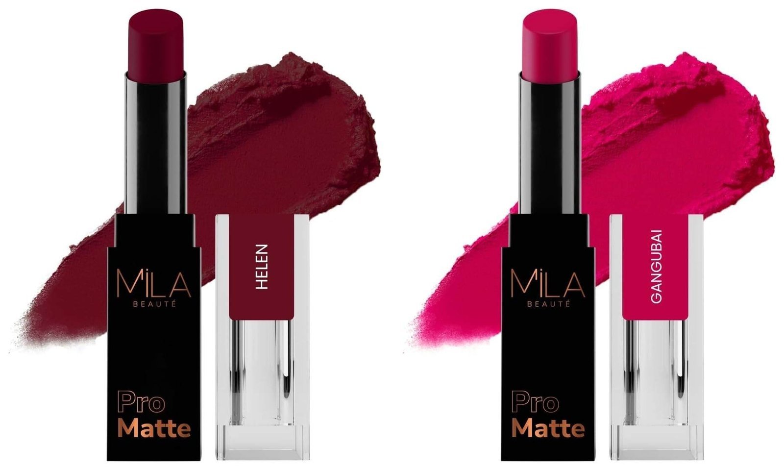 uk61vJn8fzFVL-1-1.jpg MILA Beaute Pro Matte Lipstick | Creamy Matte Lipstick | Shade - Helen, 4.2g Pro Matte Lipstick | Creamy Matte Lipstick | Shade - Gangubai, 4.2g - Fast UK Delivery - Image 1