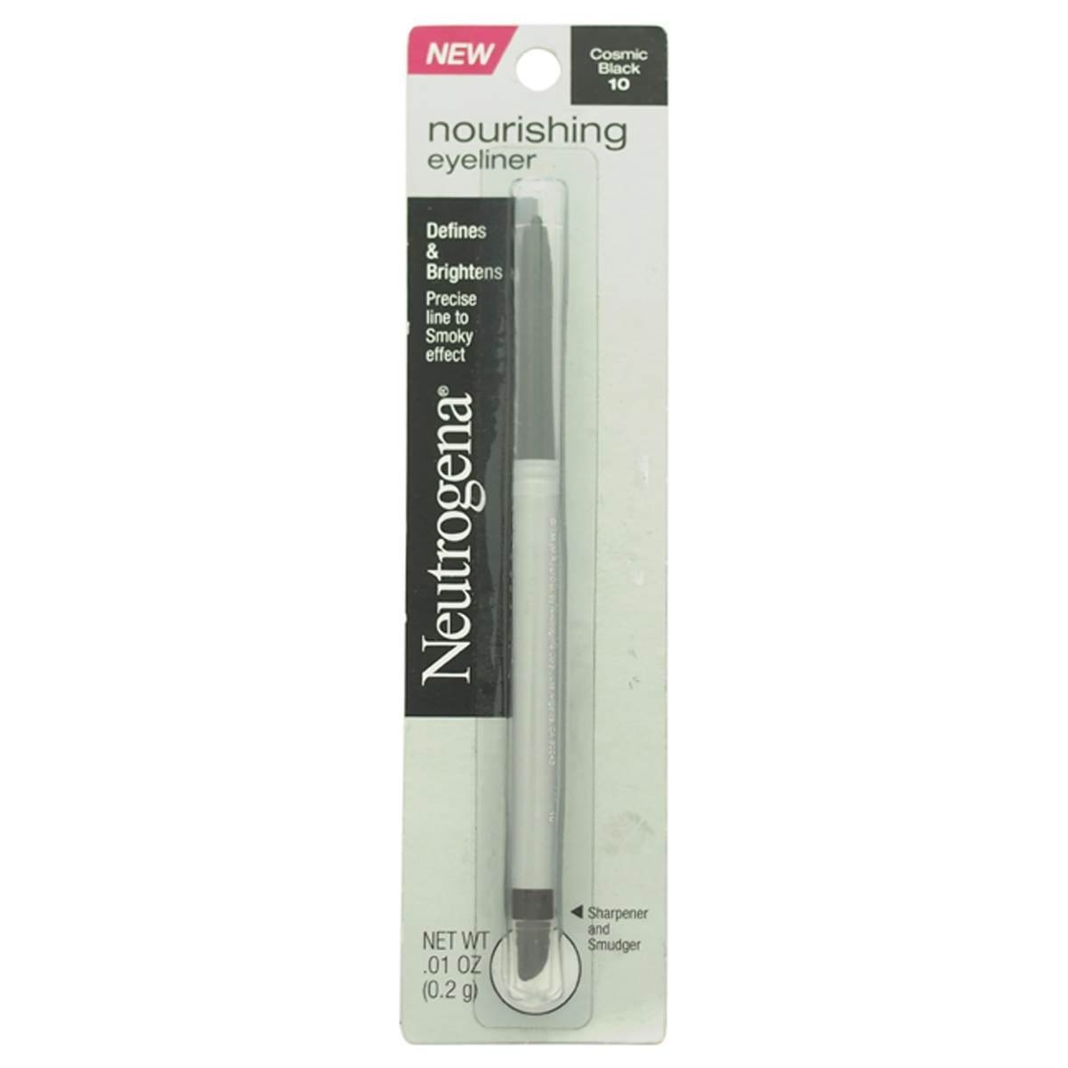 uk61vM8P0AIaL-1-1.jpg Neutrogena Nourishing Eye Liner Cosmic Black 10, 0.28g - Fast UK Delivery - Image 1