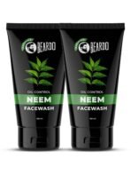 Beardo Purifying Neem Face Wash for Oil Control, 100ml (Pack of 2) | Soothes & Heals | Daily facewash for men | Gentle cleansing for oily-acne-prone skin - Fast UK Delivery