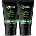 Beardo Purifying Neem Face Wash for Oil Control, 100ml (Pack of 2) | Soothes & Heals | Daily facewash for men | Gentle cleansing for oily-acne-prone skin - Fast UK Delivery