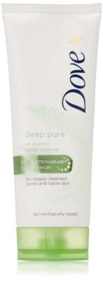 Dove Deep Pure Oil Control Face Wash Cleanser, 100g - Fast UK Delivery