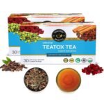TEACURRY Cleanse Combo Green Tea (2 Months Pack, 60 Tea Bags) - Helps with Intestinal Health, Liver Cleanse, Metabolism - Green Tea Bags - Wellness Tea Powder - Fast UK Delivery