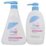 Sebamed Baby Gentle Wash Extra Soft (400mL) and Sebamed Baby Shampoo (500mL) Ultra Mild Hydrating Cleanser for Delicate Baby Skin and Scalp Value Pack Bundle - Fast UK Delivery