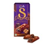 Cadbury Dairy Milk Silk Desserts Walnut Brownie Chocolate Bar, 70 g - Fast UK Delivery
