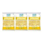 Natureland Organics Chana Dal 500 Gm (pack of 3) - Organic Healthy Pulses - Fast UK Delivery