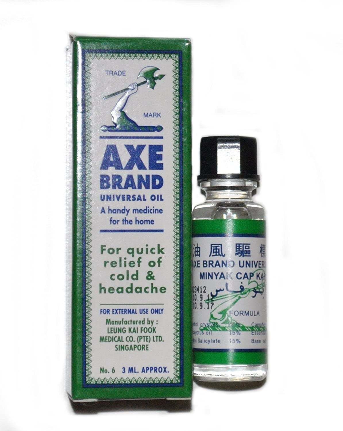 uk61xB0KZNJ1L-1-1.jpg AXE 3 ML - Axe Brand Universal Oil Instant Pain/Cold/Headache Relief! - Fast UK Delivery - Image 1