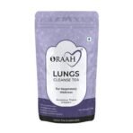 Oraah Lungs Cleanse Tea for Anti smoking with Mullein and Eucalyptus Leaves | All-Natural Formulation | Organic Herbal Tea | Lungs Detox Tea (100 Grams) - Fast UK Delivery