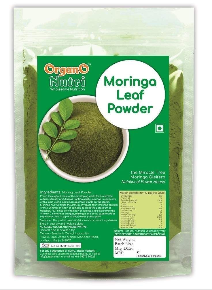 uk61xXJuv0v-L-1.jpg OrganoNutri Moringa Leaf Powder (200g), Moringa Oleifera, a superfood to use in Various Ways for Good Health, add in Smoothie, Flour, Sweets, etc. - Fast UK Delivery - Image 1
