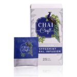 Chai Craft Peppermint Herbal Infusion Tea Is Refreshing, Natural Breath Freshener, That Helps in Detoxification and Is Organic 25 Bags - Fast UK Delivery