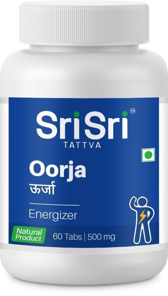 uk61xdt1DcBiL.jpg Sri Sri TATTVA shuddhta ka naam Oorja 500Mg Tablet - 60 Count - Fast UK Delivery - Image 1