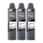 Dove Men+Care Invisible Dry Spray Antiperspirant Deodorant, Up To 48 hrs Protection From Sweat & Odour, Instantly Dry for Cleaner Feel & Leaves No White Marks or Stain, Soothes & Moisturises Skin, Warm, Oriental Scent, 250ml (Pack of 3) - Fast UK Delivery