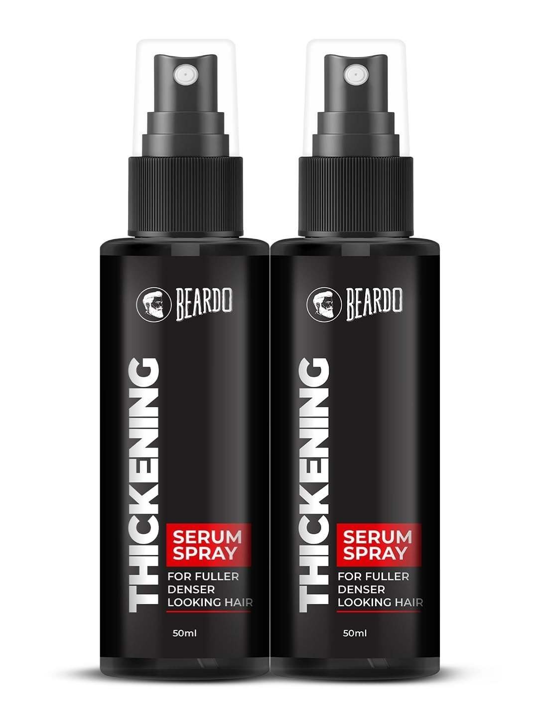 uk61xi0lamtL-1.jpg Beardo Thickening Serum Spray, 50 ml (Pack of 2) | Hair Volume Spray for Men| Serum for Hair Smoothing | Hair Serum Men | Volumizing - Fast UK Delivery - Image 1