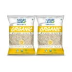 Natureland Organics Amaranthus Flour (Rajgira Flour) 500 Gm (Pack of 2) - Gluten Free Amaranth Flour - Fast UK Delivery