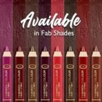 FASHION COLOUR Ultra Matte Lip Crayons With Free Sharpener | Smudge Proof And Waterproof | For Hydration And Moisturization | Long Lasting Lipwear with Matte Finish, Cruelty-free and Paraben-free - 2.5 gm(Toasted brown) - Fast UK Delivery - Image 5