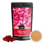 TEACURRY Rose Petal Tea Bags - 15 Rose Tea Bags | Helps Boosts Digestion, Lose Weight, Relieves Anxiety, Increases Skin Glow | Green Tea With Rose Flavor | Rose Tea For Weight Loss - Fast UK Delivery