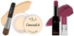 MILA Beaute Pro Matte Lipstick | Creamy Matte Lipstick | Shade - Anuradha, 4.2g Conceal It Pot Concealer For Face Makeup | Shade - (Rich Vanilla, 4g) - Fast UK Delivery